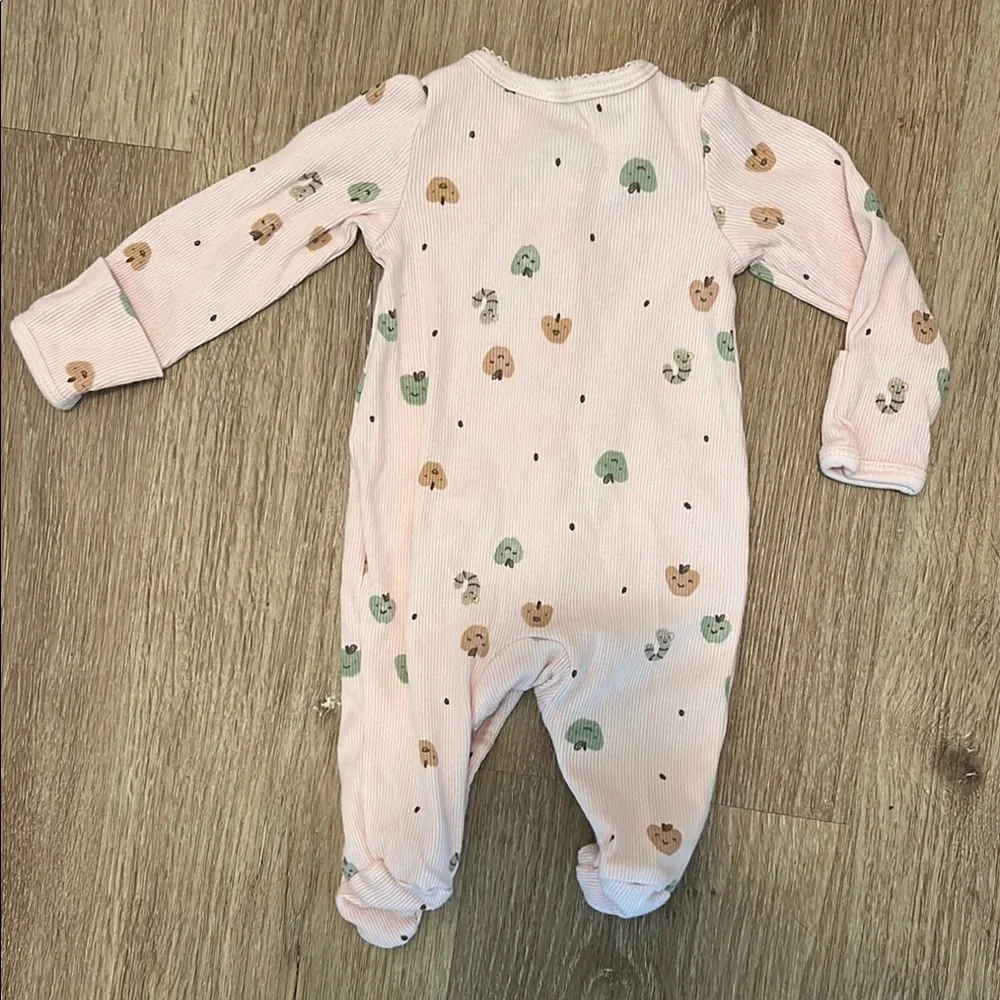 Carter's Pink and Green Footie One Piece